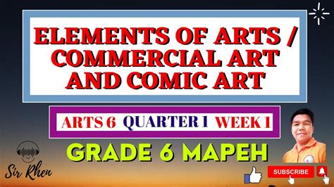 MAPEH – Arts 6 Quarter 1 .